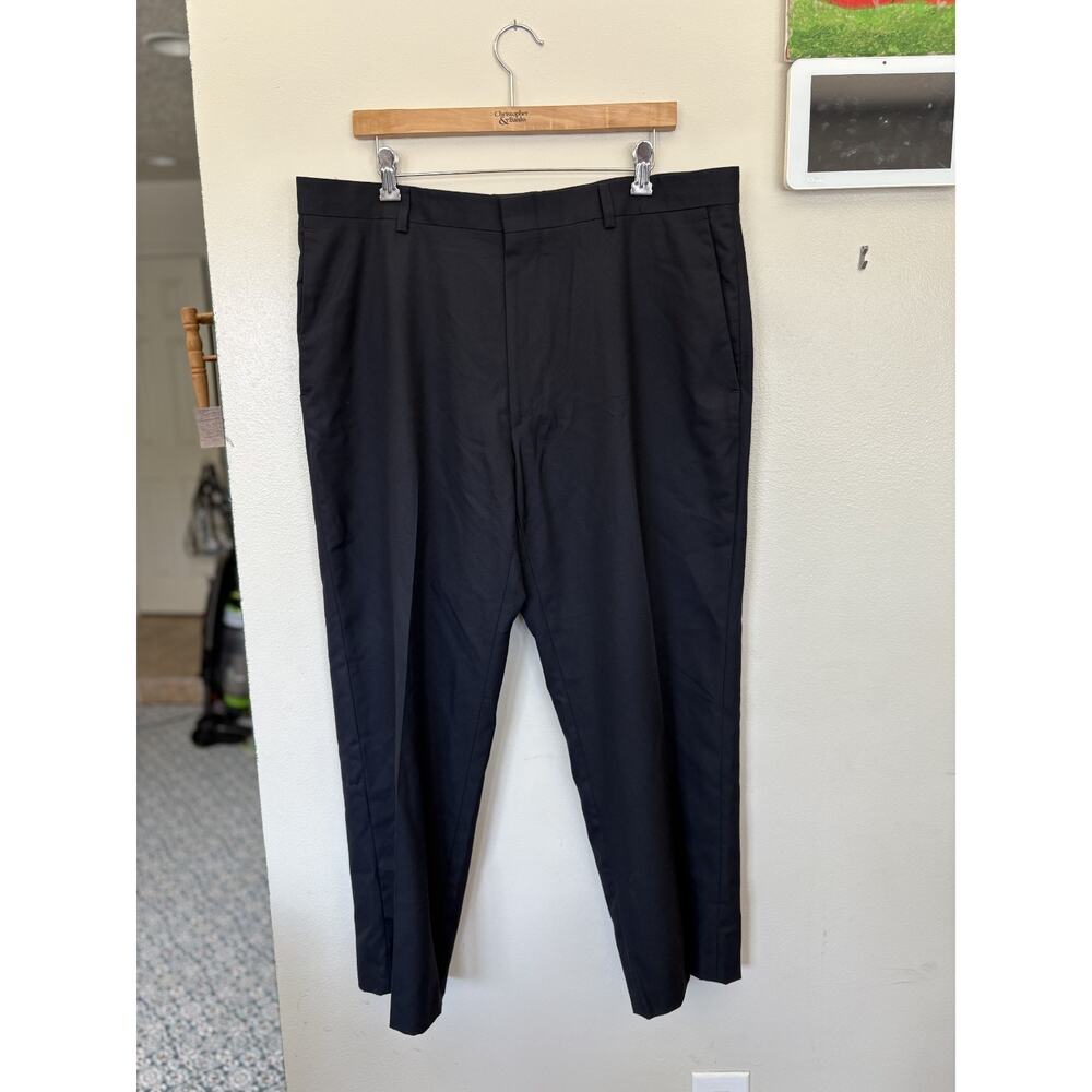 Kenneth Cole Reaction men's black slacks size 38x29 excellent condition